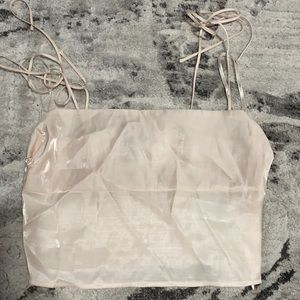 Forever 21 pink cropped top